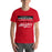 Man wearing a Tomball High School Cougars Premium Red Unisex T-shirt 48