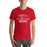 Man wearing a Tomball High School Cougars Premium Red Unisex T-shirt 96