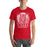 Man wearing a Katy High School Tigers Red Premium Unisex T-shirt 207