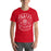 Man wearing a Katy High School Tigers Red Premium Unisex T-shirt 208