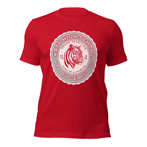 Katy High School Tigers Red Premium Unisex T-shirt 209