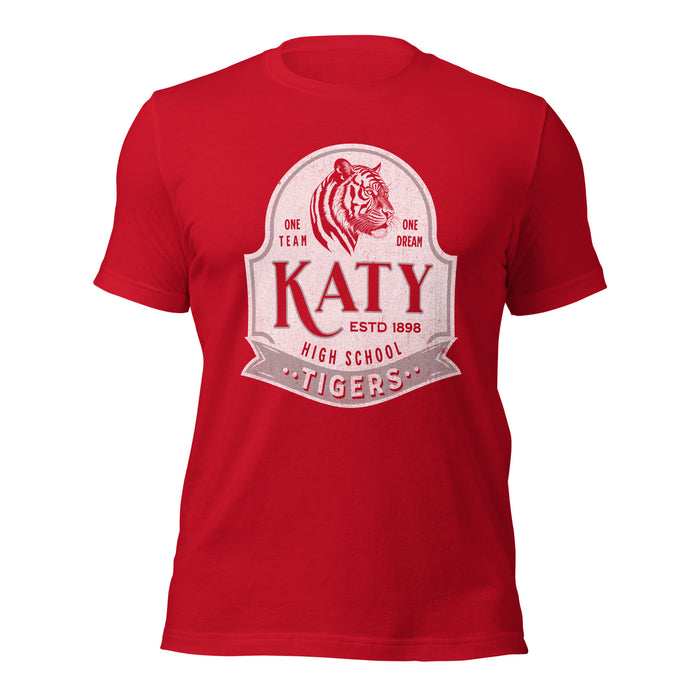 Katy High School Tigers Red Premium Unisex T-shirt 212