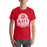 Man wearing a Katy High School Tigers Red Premium Unisex T-shirt 212