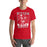 Man wearing a Katy High School Tigers Red Premium Unisex T-shirt 216