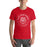 Man wearing a Katy High School Tigers Red Premium Unisex T-shirt 219