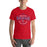 Man wearing Oak Ridge High School War Eagles Red Premium Unisex T-shirt 213