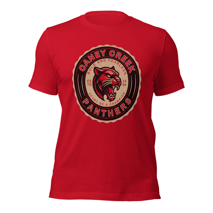 Caney Creek High School Panthers Red Premium Unisex T-shirt 216