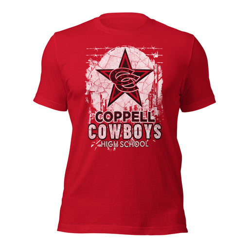 Coppell High School Cowboys Red Premium Unisex T-shirt 203