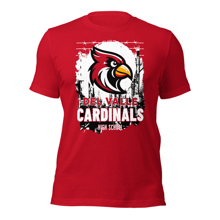 Del Valle High School Cardinals Red Premium Unisex T-shirt 202