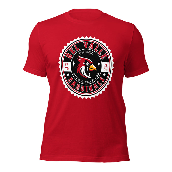 Del Valle High School Cardinals Red Premium Unisex T-shirt 203