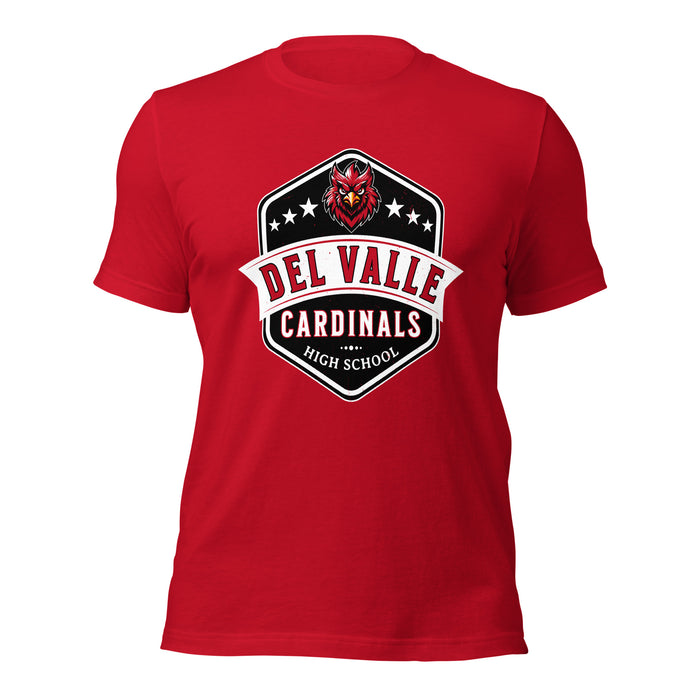 Del Valle High School Cardinals Red Premium Unisex T-shirt 209