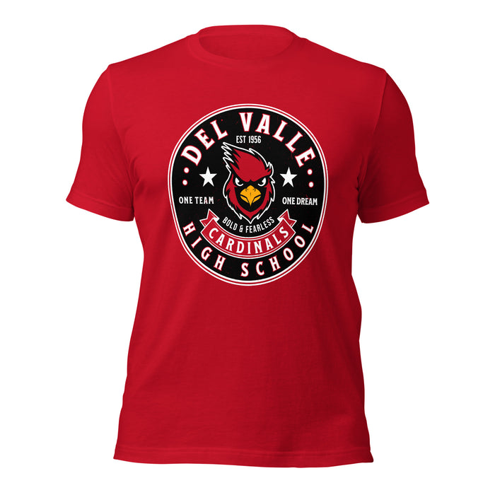 Del Valle High School Cardinals Red Premium Unisex T-shirt 215