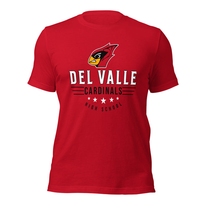 Del Valle High School Cardinals Red Premium Unisex T-shirt 217