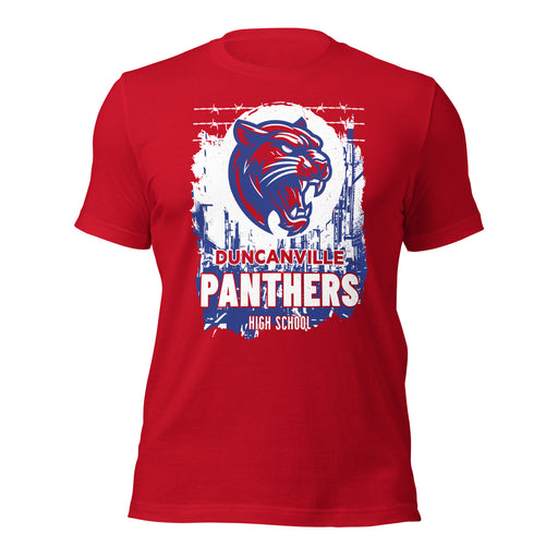 Duncanville High School Panthers Red Premium Unisex T-shirt 202