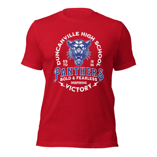 Duncanville High School Panthers Red Premium Unisex T-shirt 206