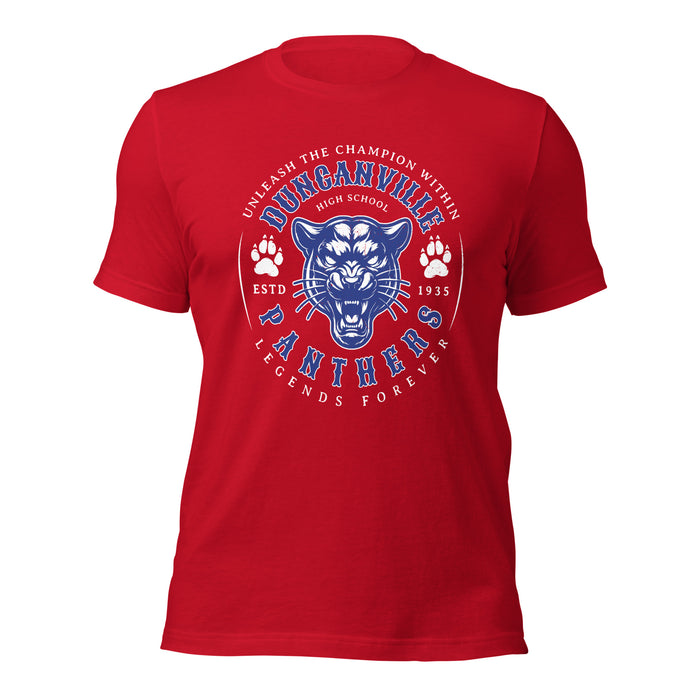 Duncanville High School Panthers Red Premium Unisex T-shirt 214