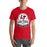 Man wearing Lake Travis High School Cavaliers Red Premium Unisex T-shirt 219