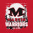 Close-up view of Martin High School Warriors Red Premium Unisex T-shirt 202