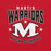 Close-up view of Martin High School Warriors Red Premium Unisex T-shirt 213