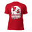 North Shore High School Mustangs Red Premium Unisex T-shirt 202