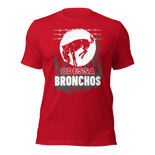 Odessa High School Bronchos Red Premium Unisex T-shirt 202