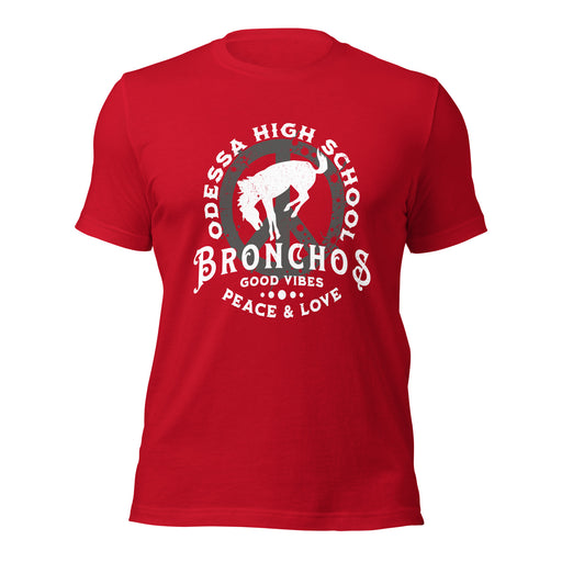 Odessa High School Bronchos Red Premium Unisex T-shirt 206