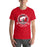 Man wearing Odessa High School Bronchos Red Premium Unisex T-shirt 206