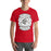 Man wearing Odessa High School Bronchos Red Premium Unisex T-shirt 207