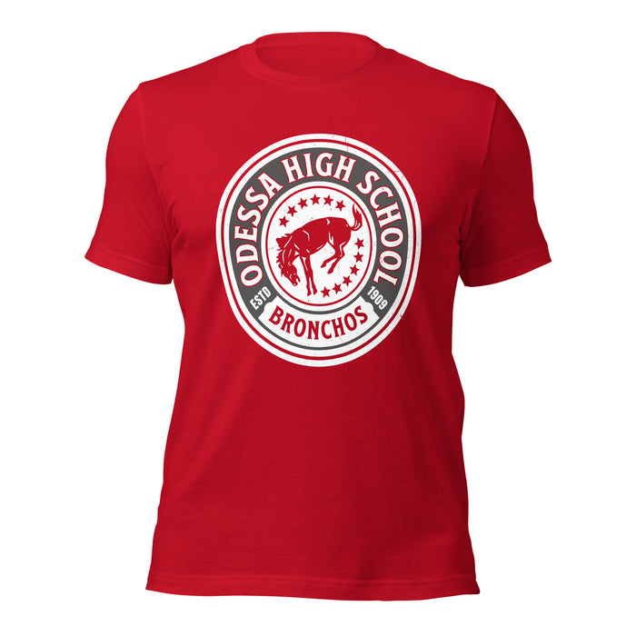 Odessa High School Bronchos Red Premium Unisex T-shirt 220