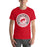 Man wearing Odessa High School Bronchos Red Premium Unisex T-shirt 220