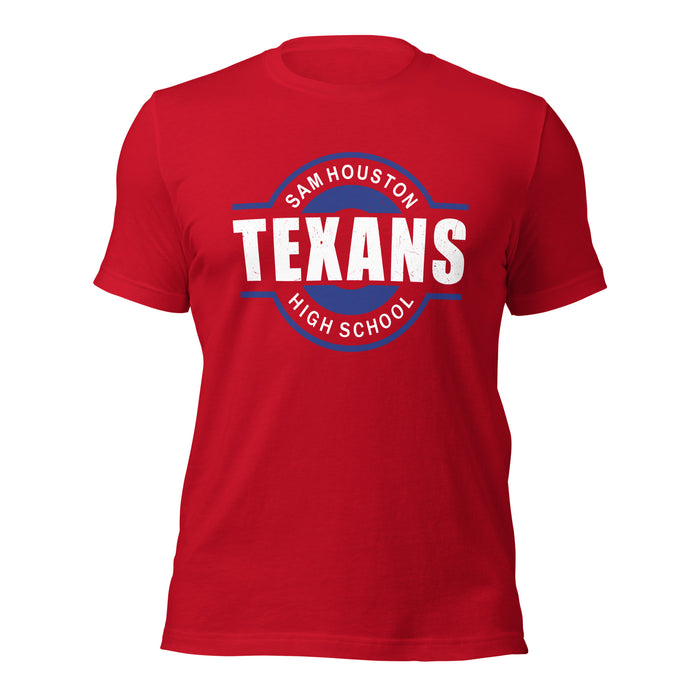 Sam Houston High School Texans Red Premium Unisex T-shirt 011