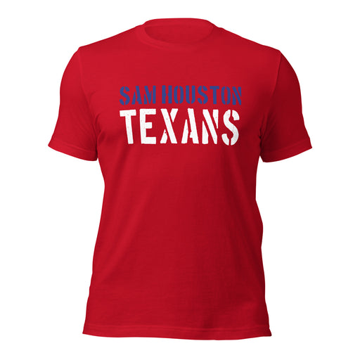 Sam Houston High School Texans Red Premium Unisex T-shirt 017