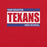 Close-up view of Sam Houston High School Texans Red Premium Unisex T-shirt 098