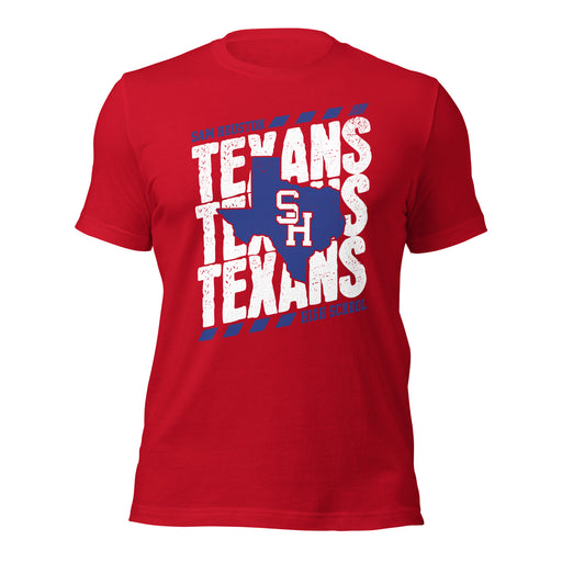 Sam Houston High School Texans Red Premium Unisex T-shirt 223