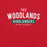 Close-up view of The Woodlands High School Highlanders Red Premium Unisex T-shirt 021