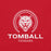 Close-up view of Tomball High School Cougars Red Premium Unisex T-shirt 226