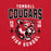 Close-up view of Tomball High School Cougars Red Premium Unisex T-shirt 204