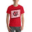 Man wearing Tomball High School Cougars Red Premium Unisex T-shirt 223