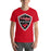 Man wearing Westfield High School Mustangs Red Premium Unisex T-shirt 225