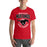 Man wearing Westfield High School Mustangs Red Premium Unisex T-shirt 204