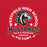 Close-up view of Westfield High School Mustangs Red Premium Unisex T-shirt 206