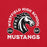 Close-up view of Westfield High School Mustangs Red Premium Unisex T-shirt 208