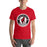 Man wearing Westfield High School Mustangs Red Premium Unisex T-shirt 220