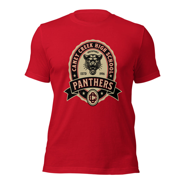 Caney Creek High School Panthers Red Premium Unisex T-shirt 212