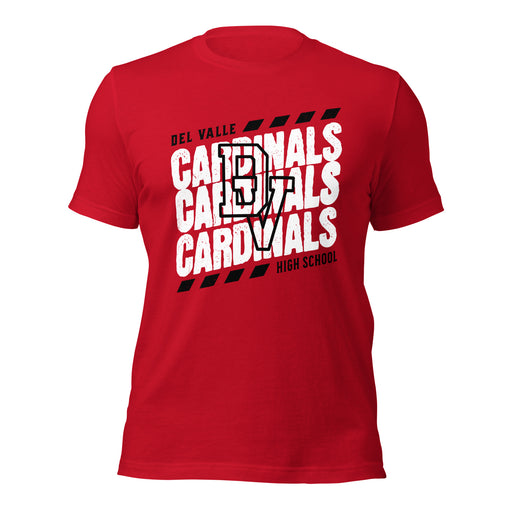 Del Valle High School Cardinals Red Premium Unisex T-shirt 223