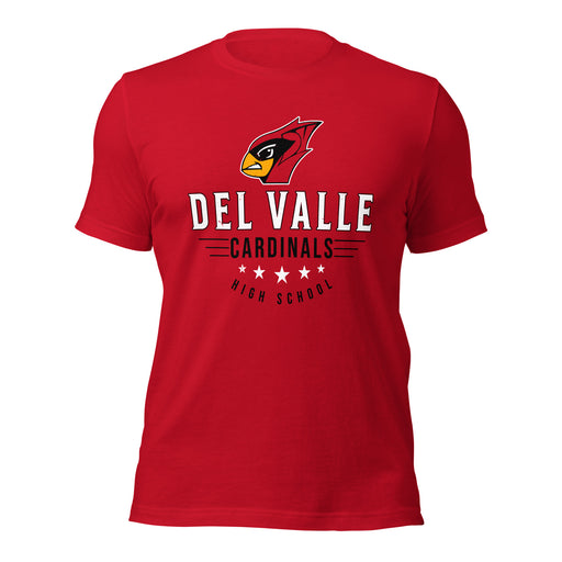 Del Valle High School Cardinals Red Premium Unisex T-shirt 217