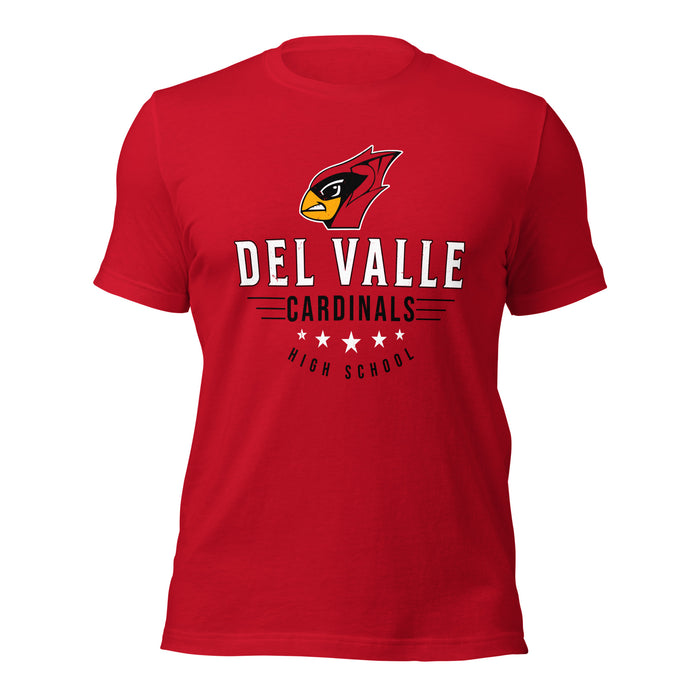 Del Valle High School Cardinals Red Premium Unisex T-shirt 217