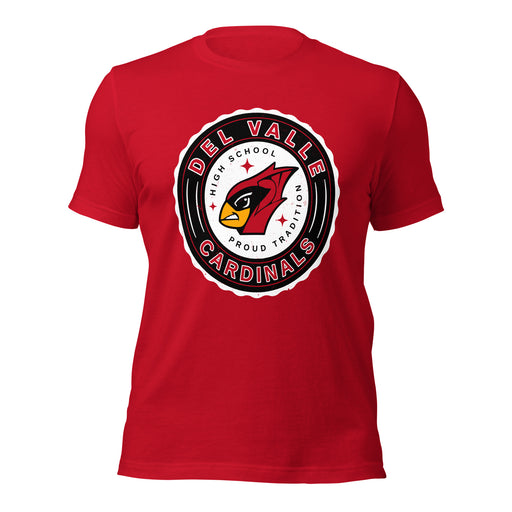 Del Valle High School Cardinals Red Premium Unisex T-shirt 216