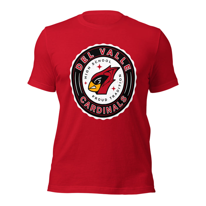 Del Valle High School Cardinals Red Premium Unisex T-shirt 216
