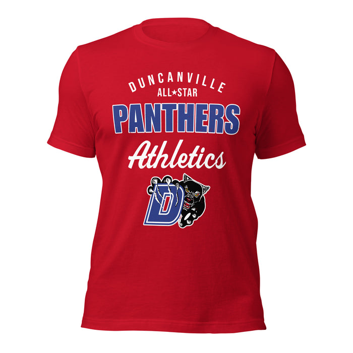 Duncanville High School Panthers Red Premium Unisex T-shirt 034
